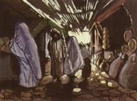 EDOUARD HERZIG DANS LES SOUKS, MAROC